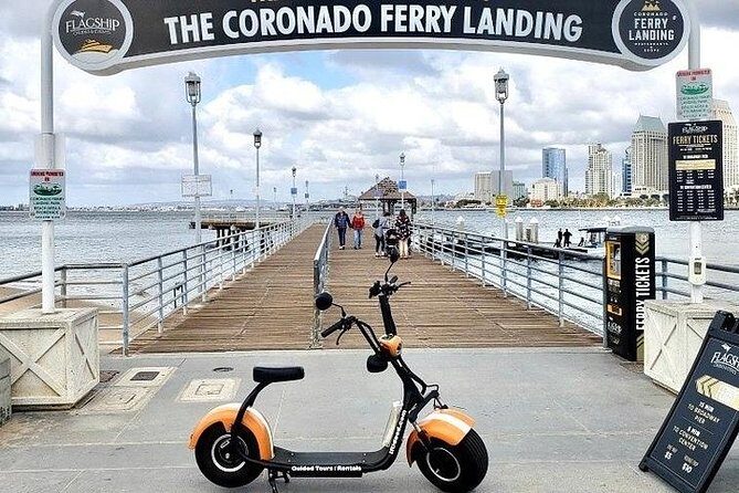 1 Hour GPS Guided Scooter Tour: Harbor/Gaslamp Quarter - A one-hour route that stitches together San Diego’s big districts