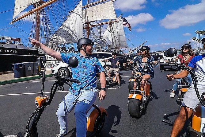 1 Hour GPS Guided Scooter Tour: Harbor/Gaslamp Quarter - Private tour feel: riding with just your party (and up to 10 total)