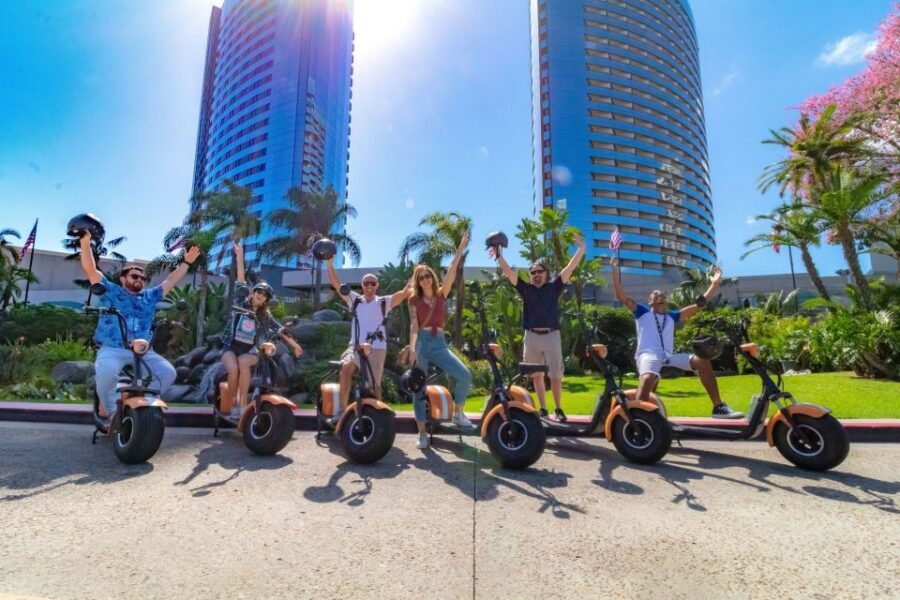 Coronado: GPS-Guided Scooter Tour & Round-Trip Ferry - Coronado Ferry Landing and the bridge drive for big scenery