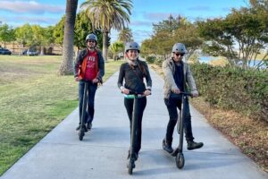 Electric Scooter Waterfront Tour with Pictures - Cancer Survivors Park: Why this stop feels personal