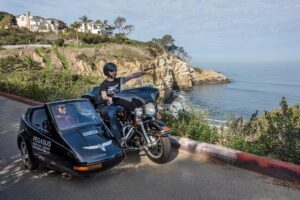 Private La Jolla Tour by Sidecar - How Pickup Works: Start at UTC, Drop Back in La Jolla